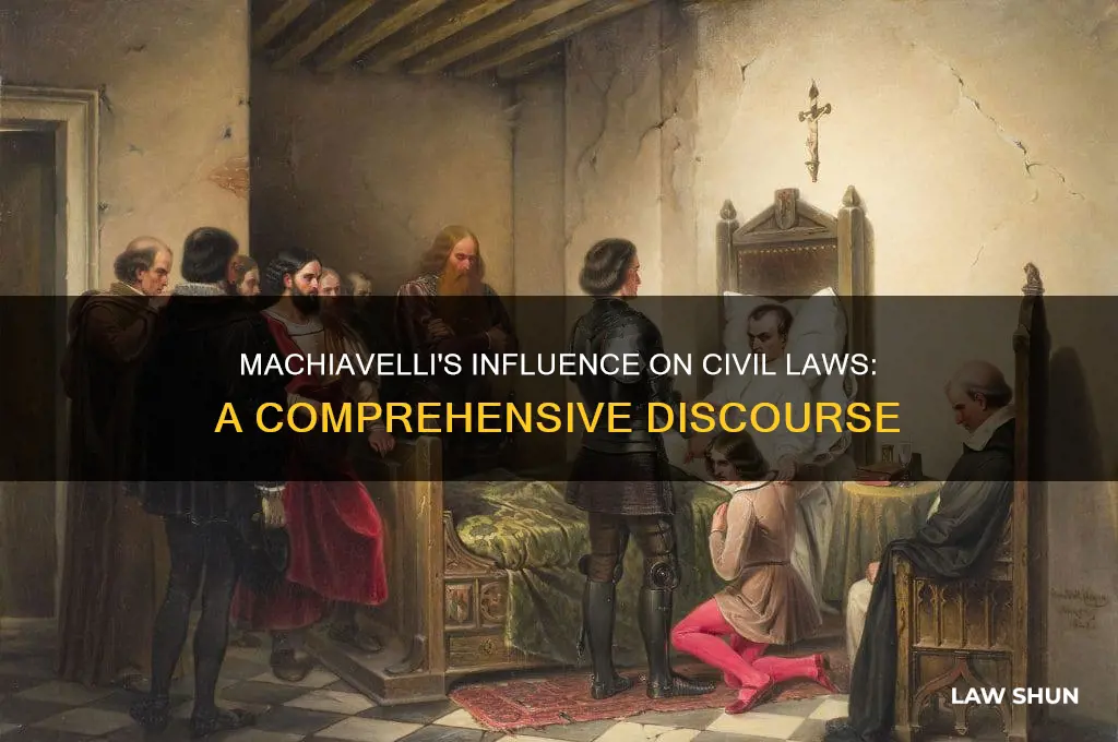 what are civil laws the discourse machiavelli