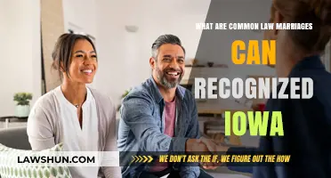 Iowa's Common Law Marriage Recognition Explained