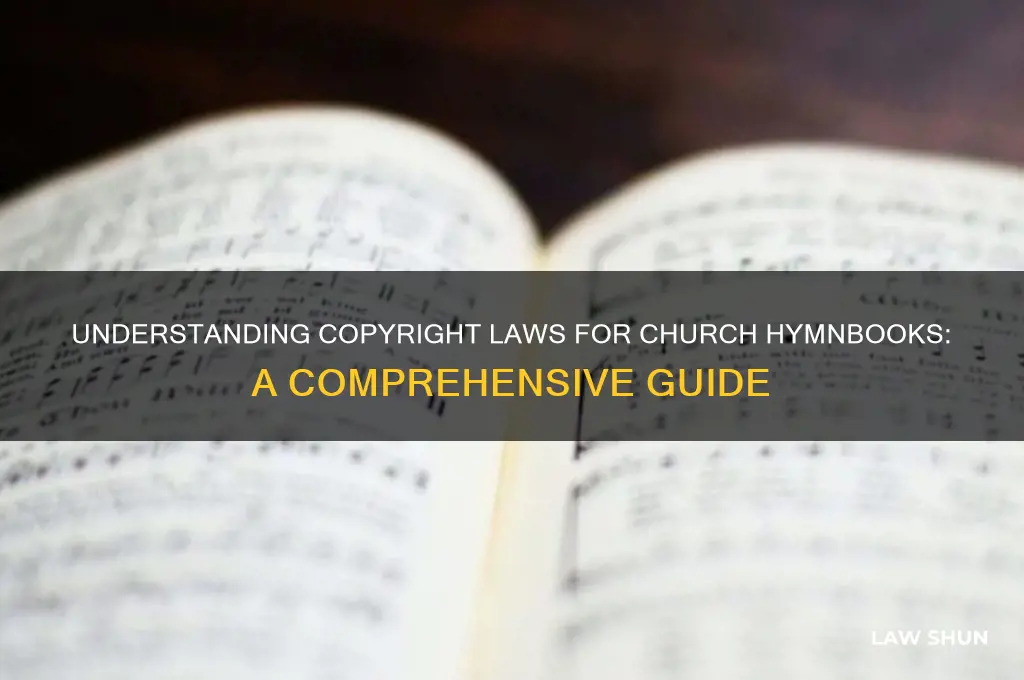 what are copyright laws concerning church hymnbooks