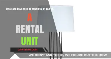 Legal Rental Unit Decorations: What Landlords Must Provide by Law