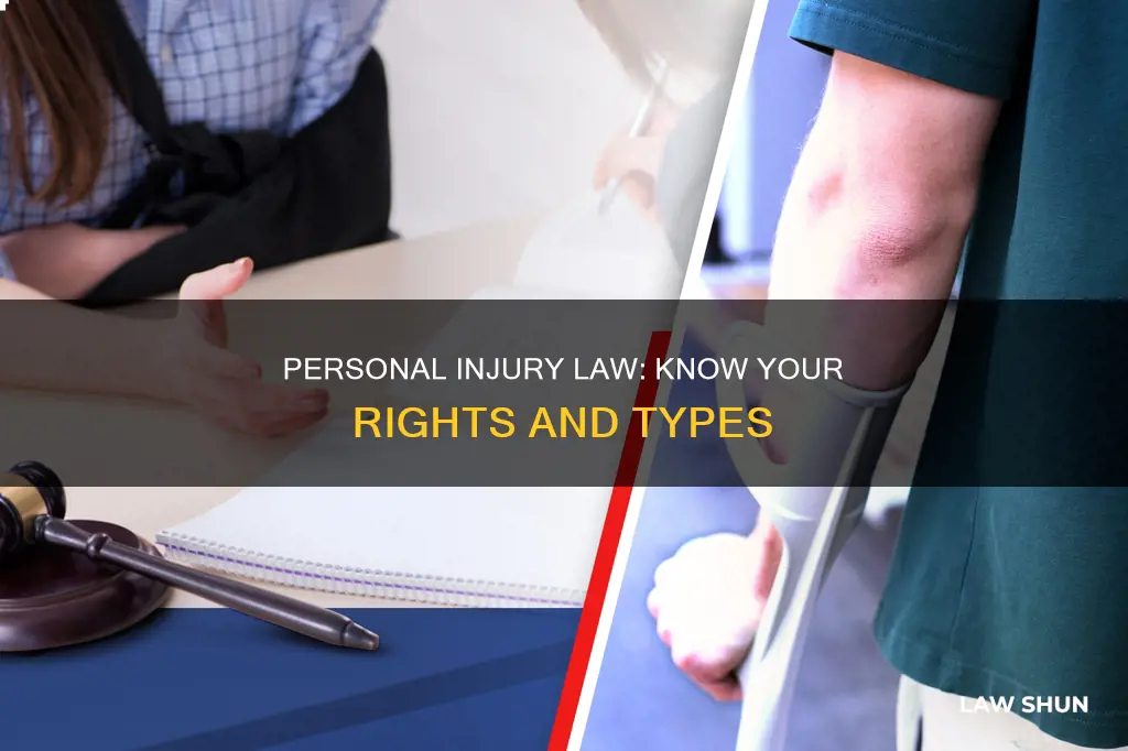 what are different types of personal injury law