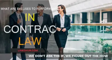 Performance Excuses: When Can Contracts Be Broken?