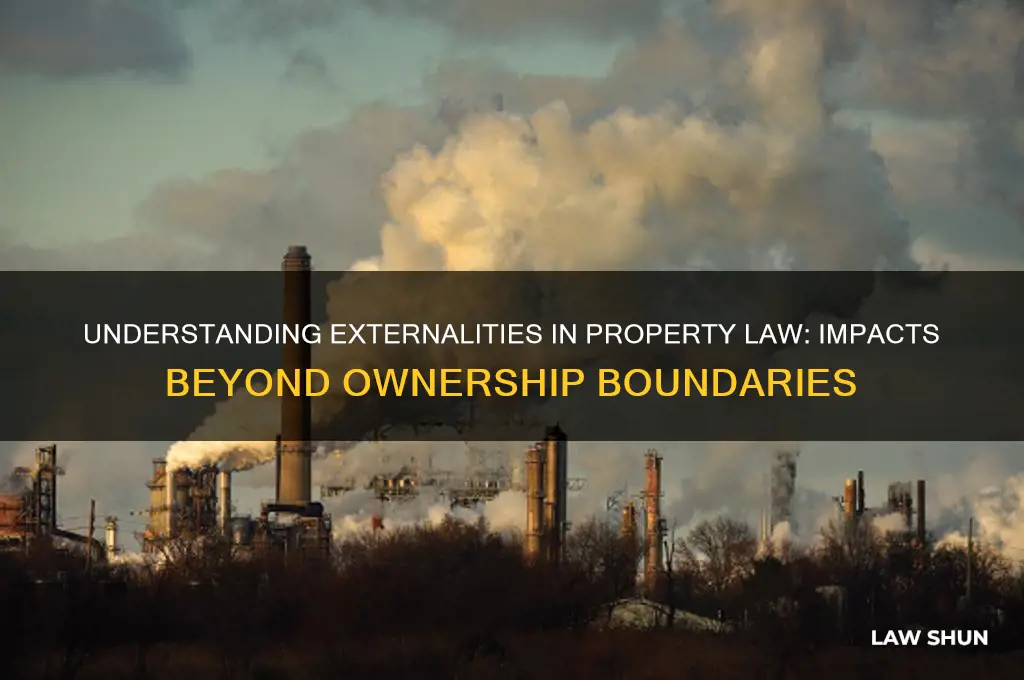 what are externalities in property law