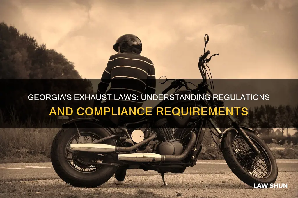 what are georgias lawas about exhausts