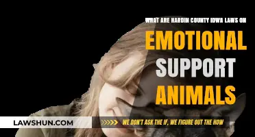 Hardin County Iowa Laws on Emotional Support Animals Explained