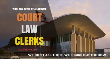 Supreme Court Law Clerks' Work Hours: A Day in the Life