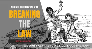 Huck Finn's Complex Views on Law-Breaking