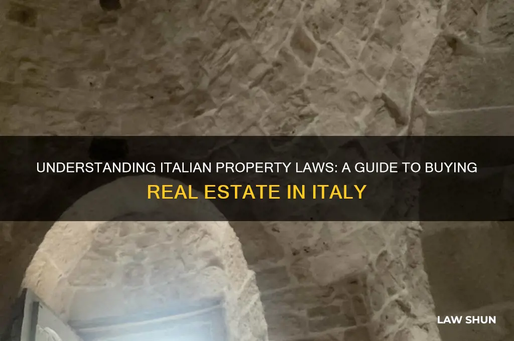 what are italian laws pertaining to property purchasing