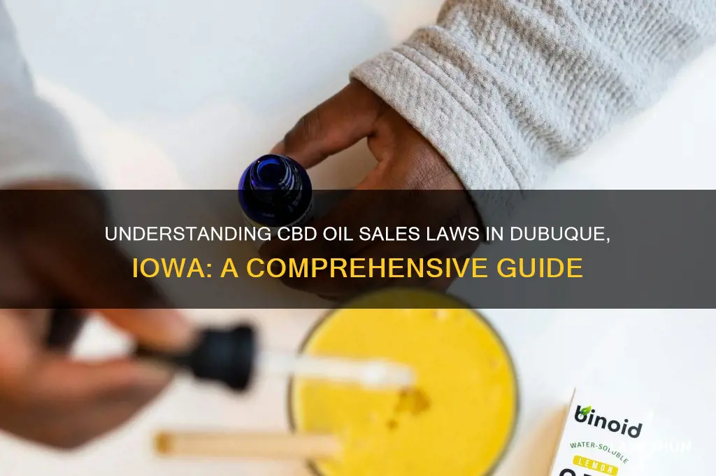 what are laws for cbd oil sales in dubuque iowa