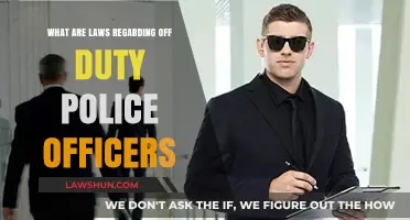 Off-Duty Police Officers: Legal Boundaries and Responsibilities Explained