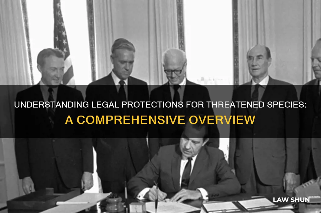 what are laws regarding threatened species