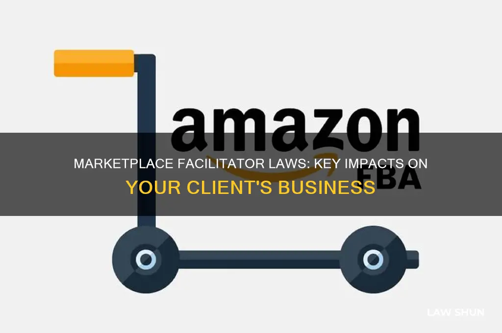 what are marketplace facilitator laws that might impact your client
