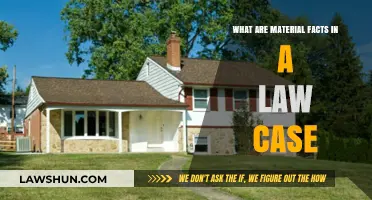 Understanding Material Facts: Law Case Essentials