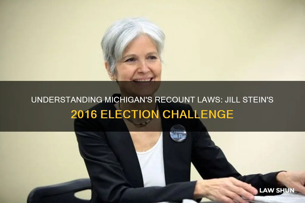 what are michigan laws for jill stein recount