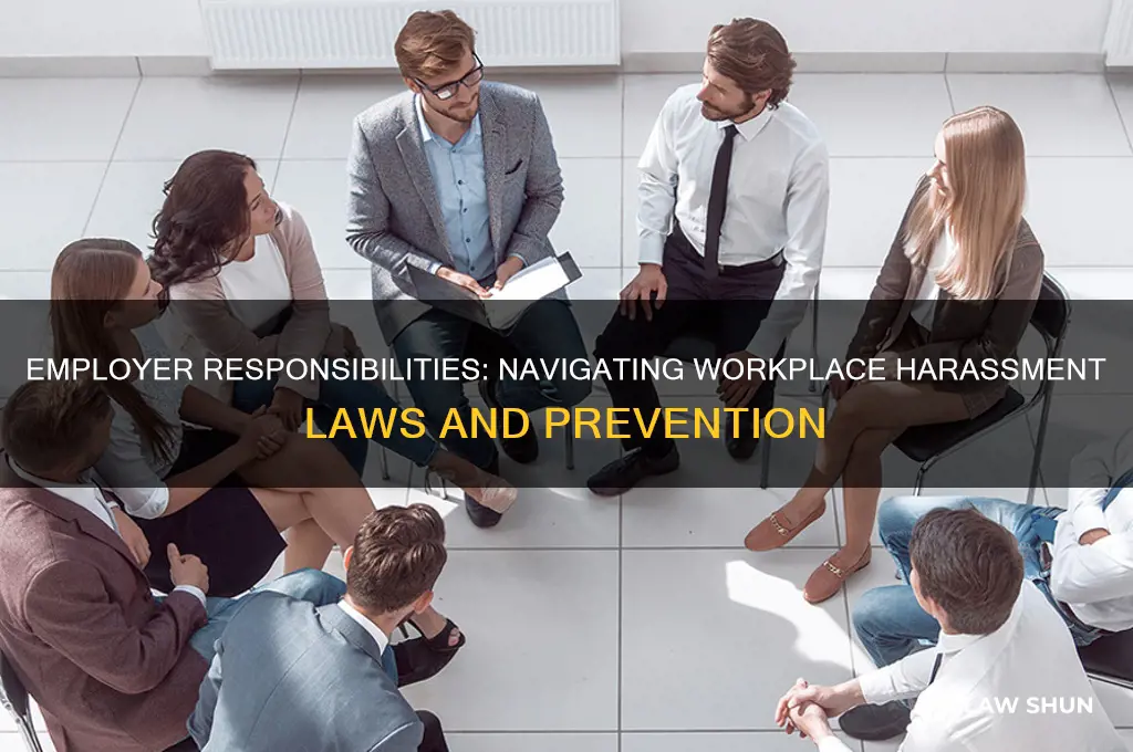 what are my responsibilities as employer for workplace harassment laws