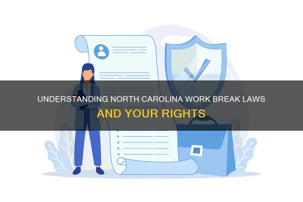 what are nc laws on work breaks