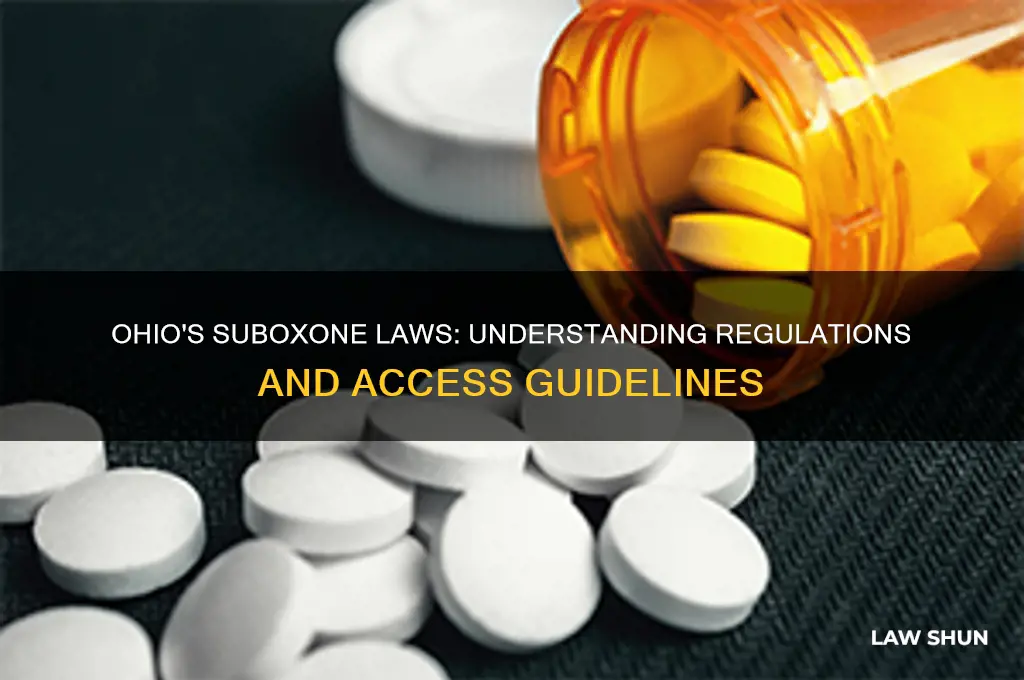 what are ohios laws pertaining to suboxone