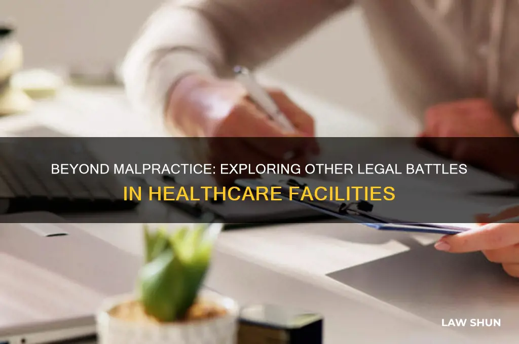 what are other hospital law suits besides malpractic
