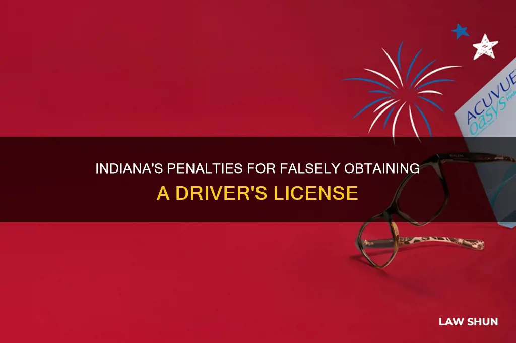 what are penalties for falsely obtaining driver