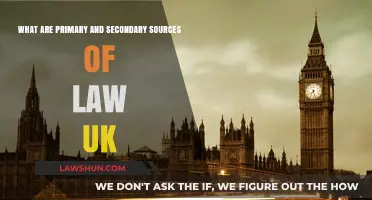 Primary and Secondary UK Law Sources Explained