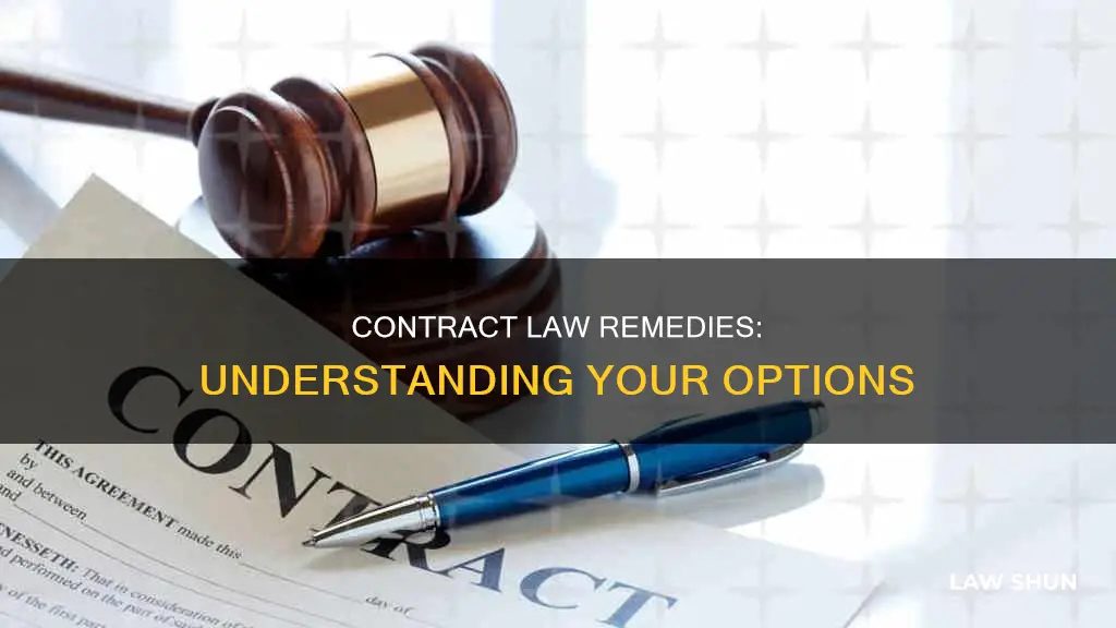 what are remedies in contract law