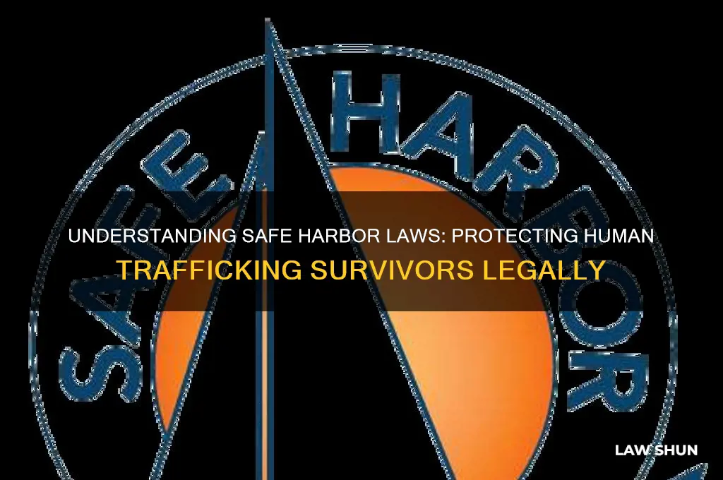 what are safe harbor laws in relation to human trafficking