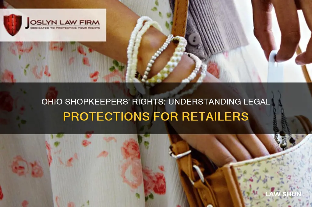 what are shop keepers laws in ohio