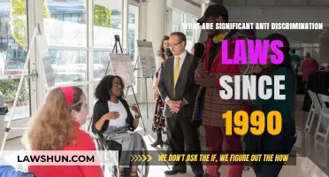 Key Anti-Discrimination Laws Shaping Equality Since the 1990s