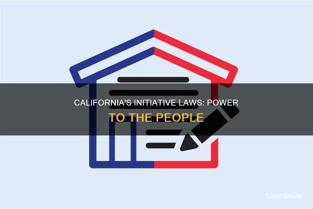 what are some ca laws created by initiative