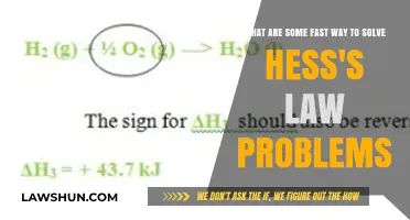 Quickly Master Hess's Law Problems: Fast Solutions and Tips