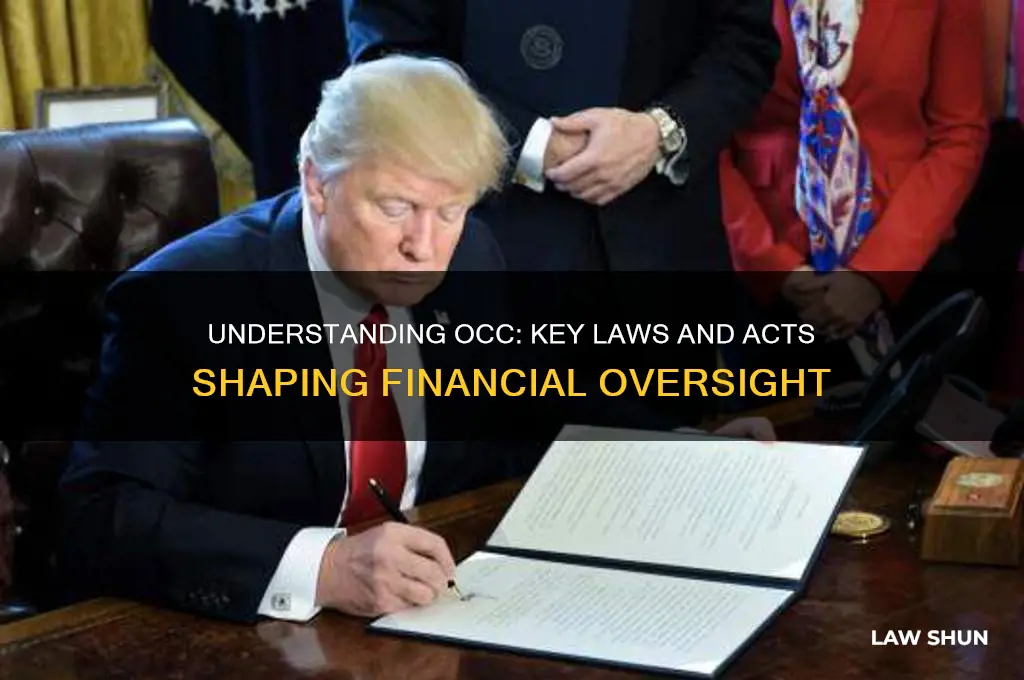 what are some laws and acts associated with occ