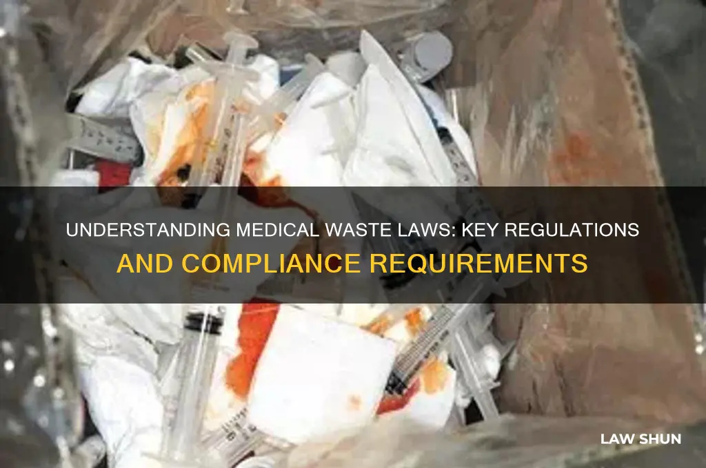 what are some laws regarding medical waste