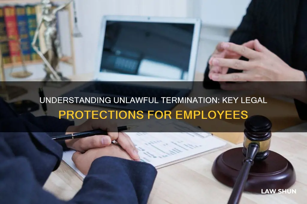 what are some laws regarding unlawfully termination