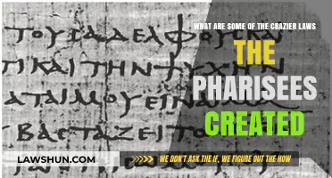 Strange Laws of the Pharisees: Odd Rules and Regulations