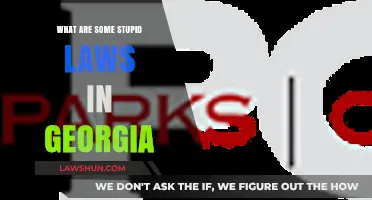 Georgia's Oddest Laws: Unbelievable Rules Still on the Books