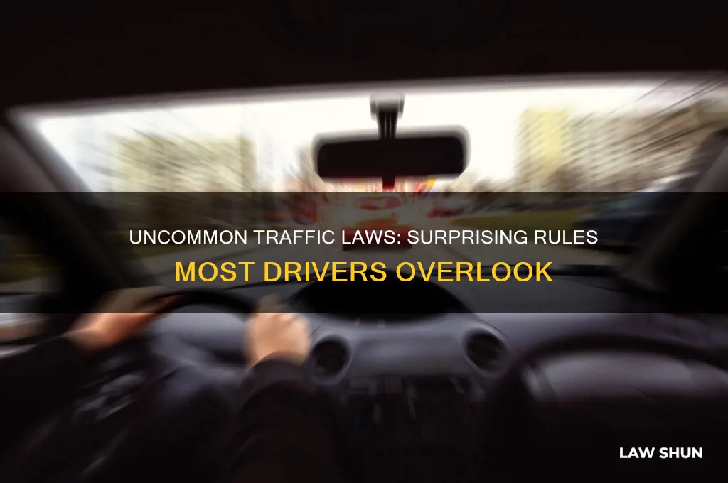 what are some trafice laws most people won t know