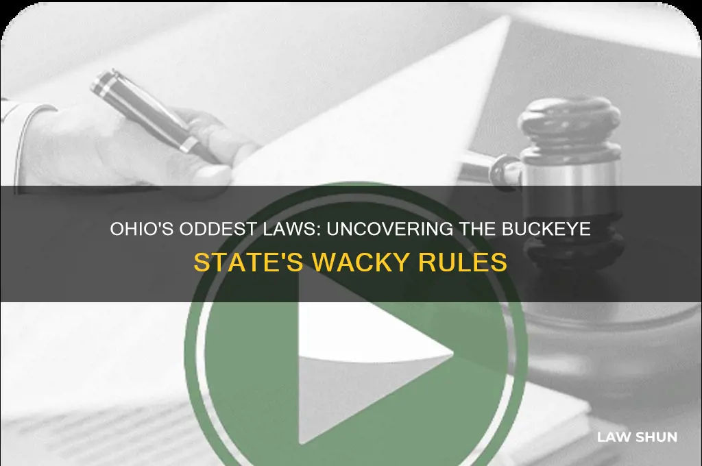 what are some wacky laws in ohio