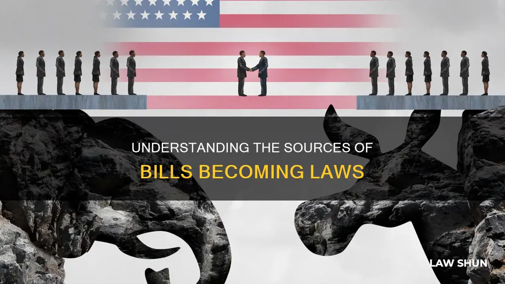 what are sources of bills that might become laws