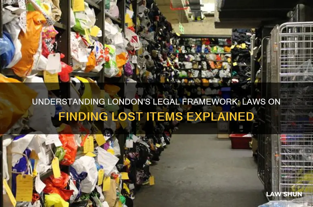 what are tge laws in london on finding