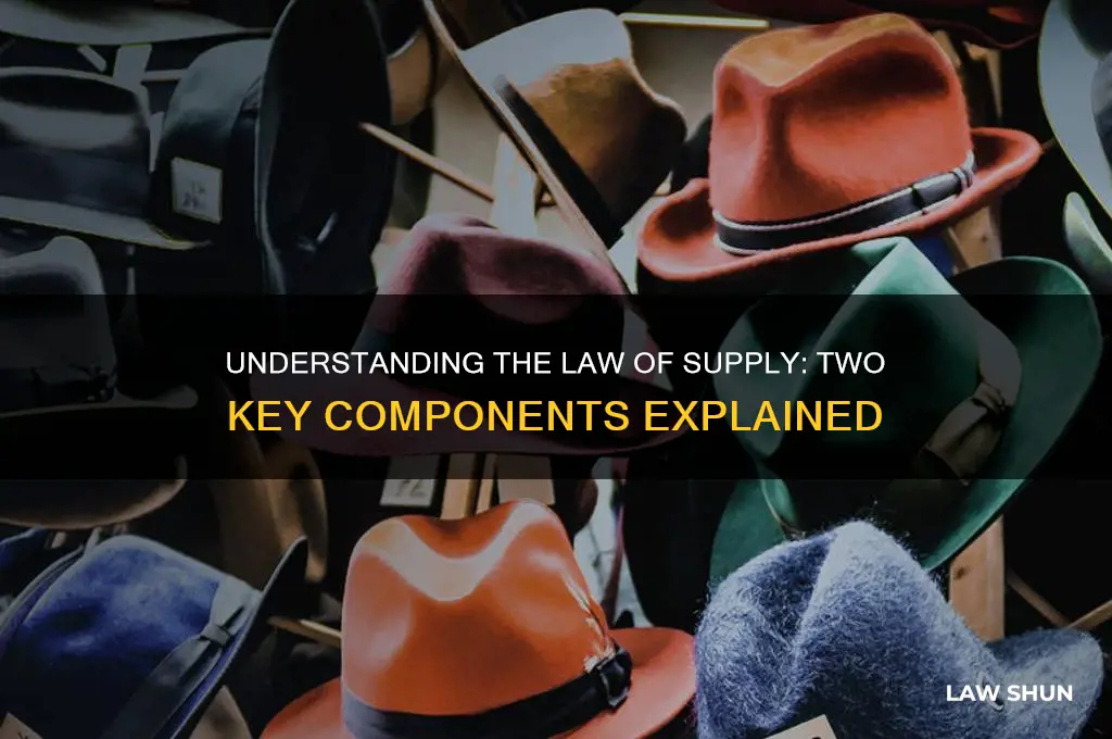 what are the 2 parts of the law of supply