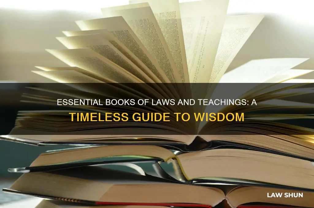 what are the 5 books that contain laws and teachings