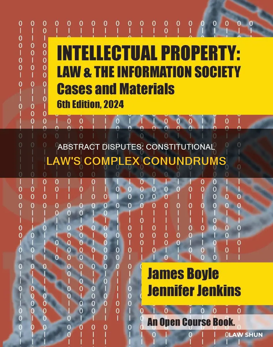 what are the abstract dispute in constitutional law