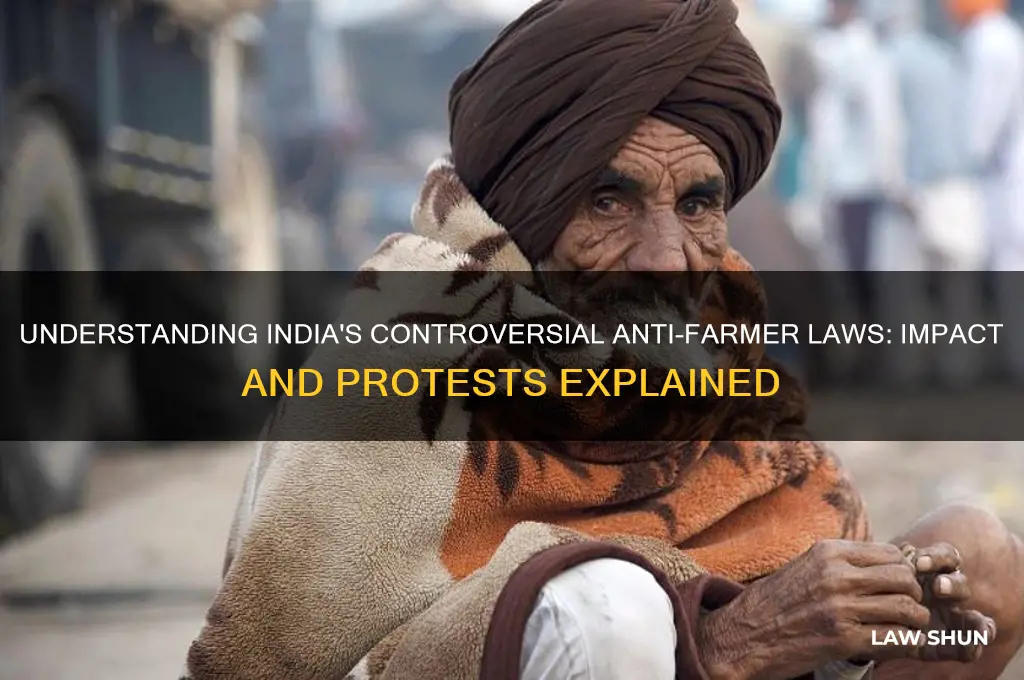 what are the anti farmer laws