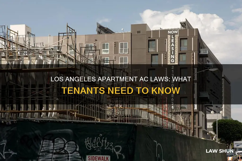 what are the apartment laws for air conditionerslos angeles ca
