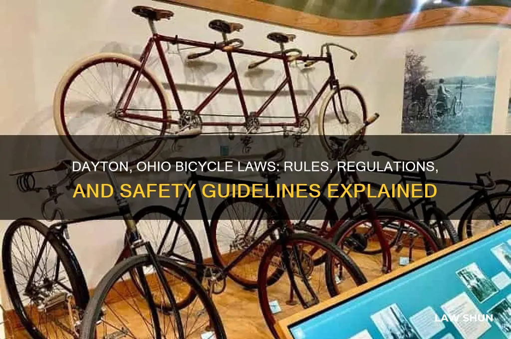 what are the bicycle laws in dayton ohio
