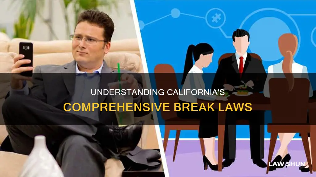 what are the break laws in california