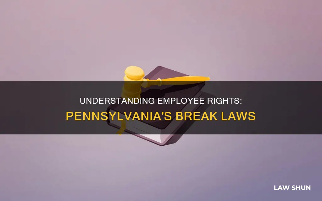 what are the break laws in pennsylvania