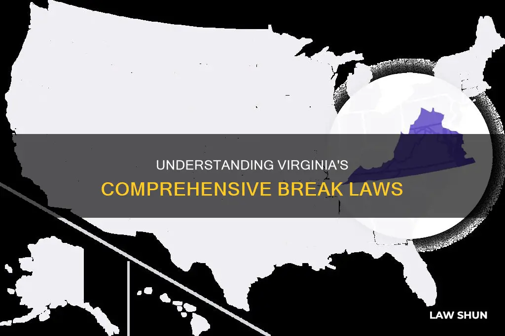 what are the break laws in virginia