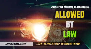 Legal Limits: Brightest HID Xenon Bulbs Allowed by Law
