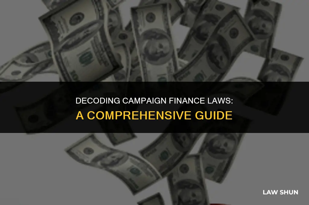 what are the campaign finance laws